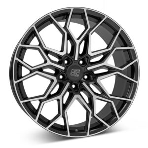 MSW 51 G.BLK/POL 8.5x21 5/130 ET27.1 CB66.6 - Image 1
